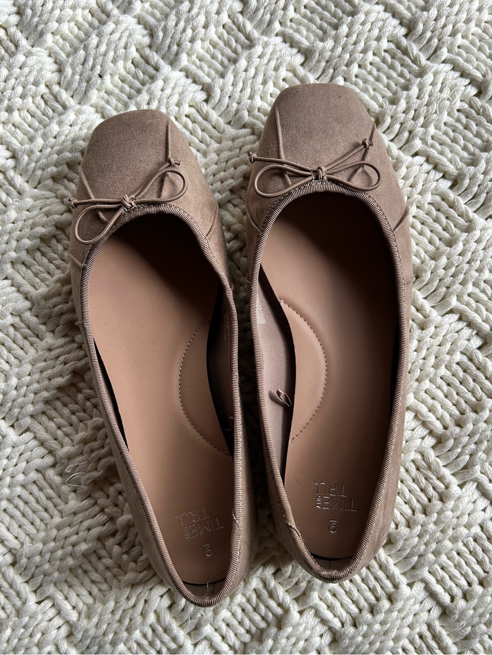 Time & Tru Ballet Flats